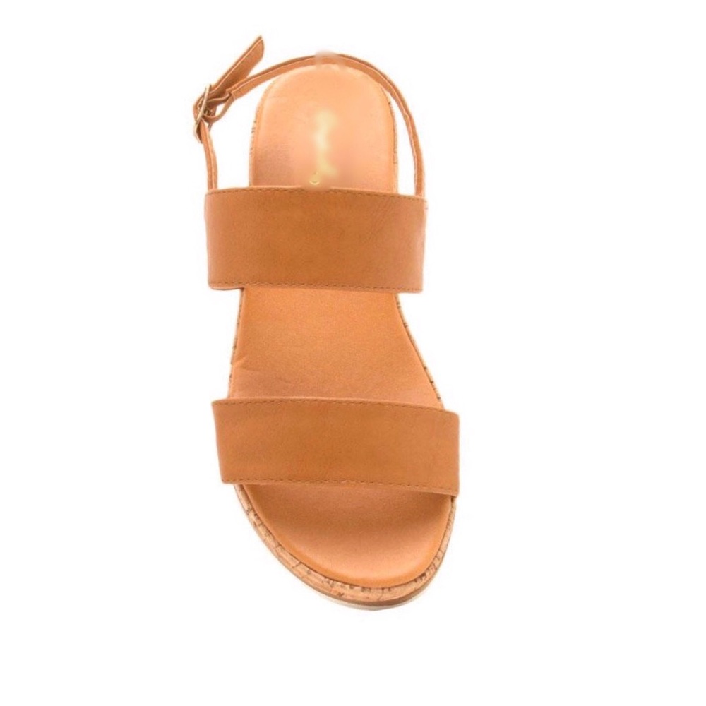 Last Pair‼️ Camel Double Band Ankle Strap Sandals - Picture 6 of 6